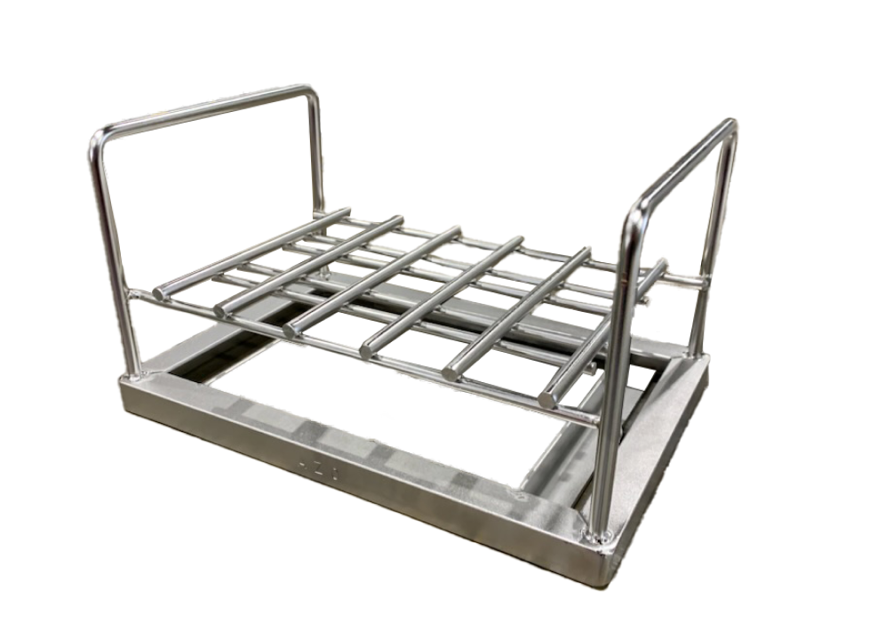 ステンレス製の部品用バスケット