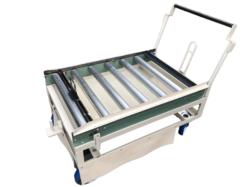 ローラー付きの専用台車