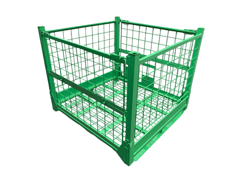 部品保管や搬送に使える汎用金属メッシュパレット